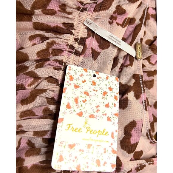 Free People Women's Meg's Cropped Blouse Size XS NWT - Picture 3 of 3